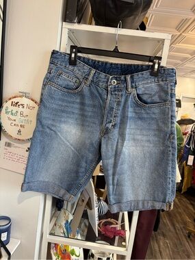 &denim Classic Blue Denim Jean Bermuda Shorts